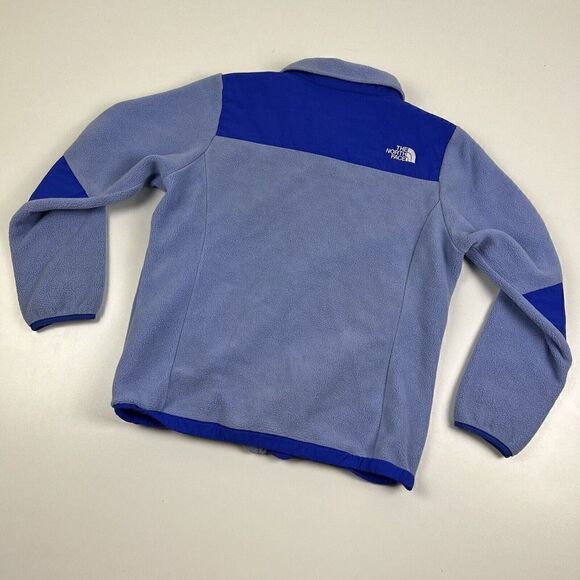 The North Face Girl's Fleece Jacket Size X-Large 18 Purple Polartec Full Zip Top - Picture 10 of 10